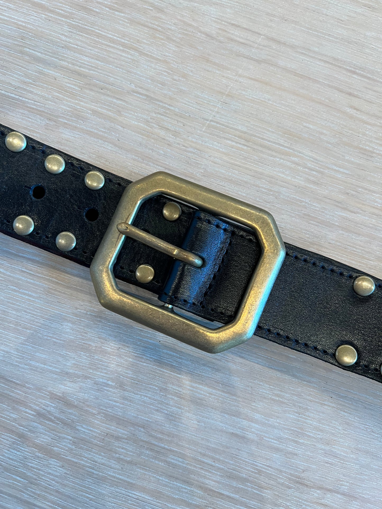 Squared Off Buckle Belt