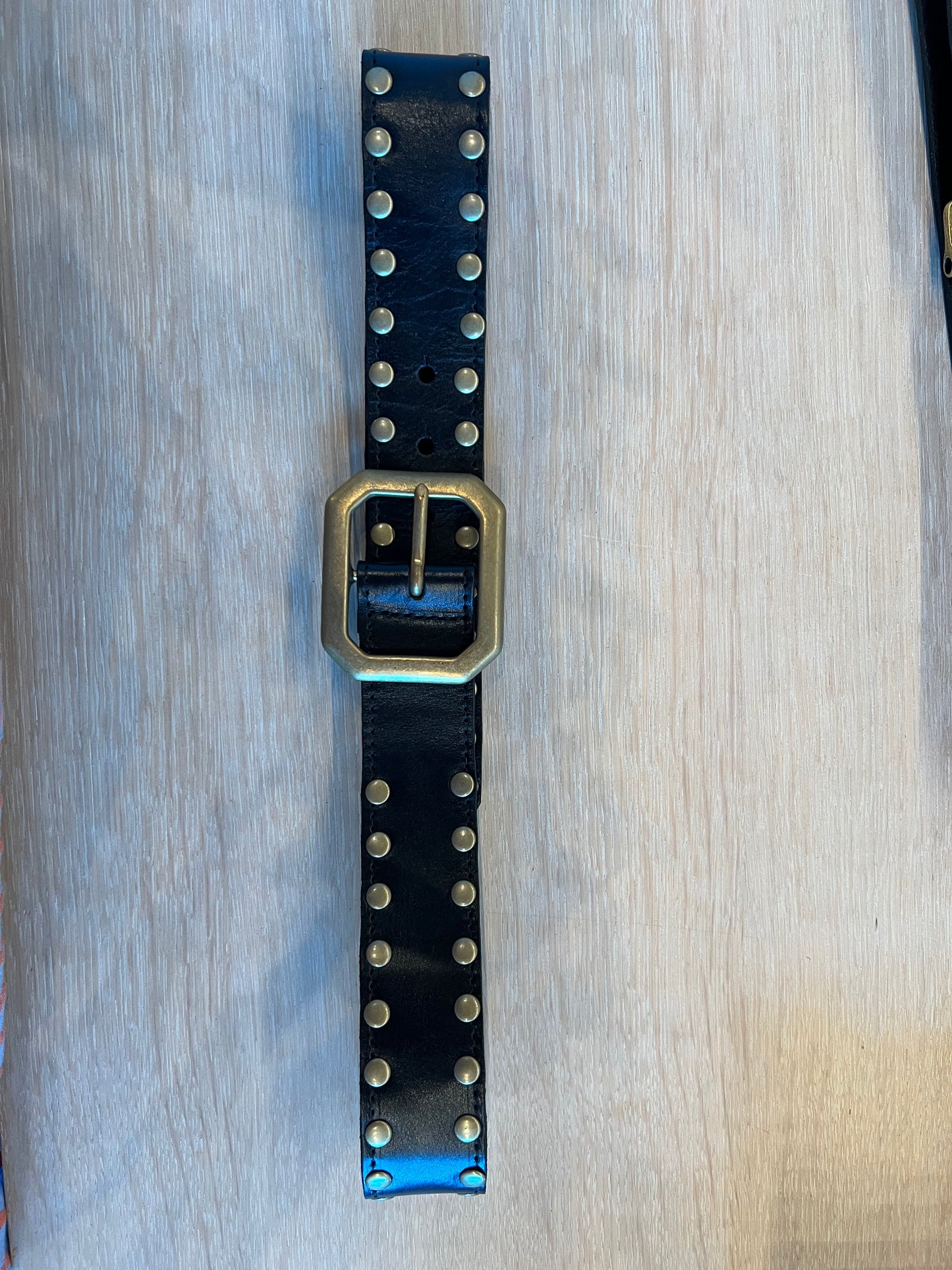 Squared Off Buckle Belt