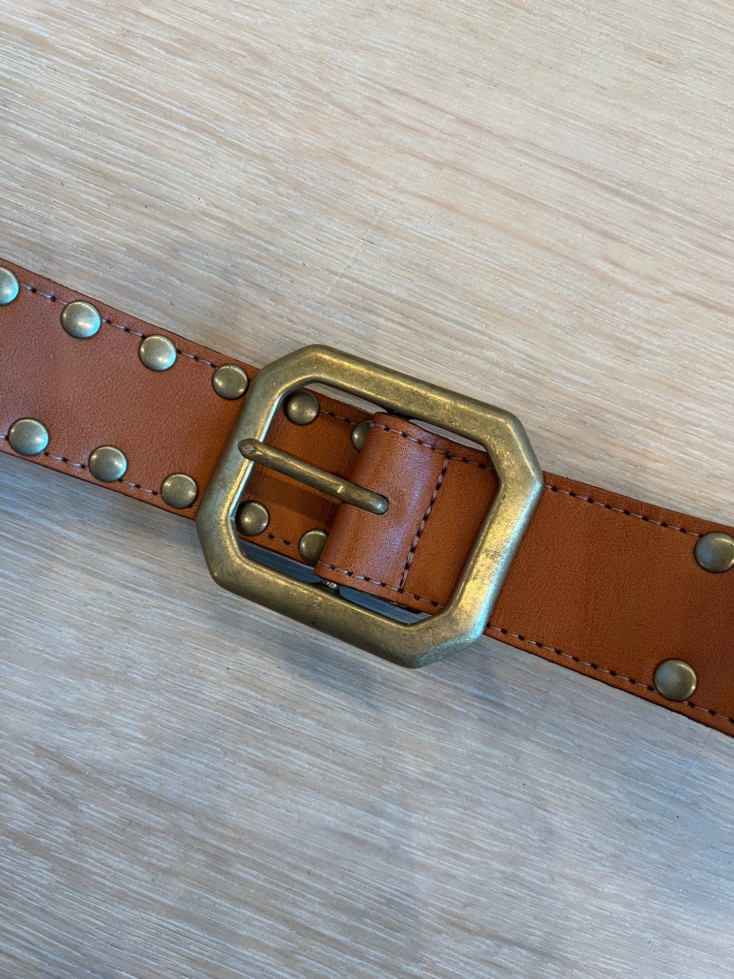 Squared Off Buckle Belt