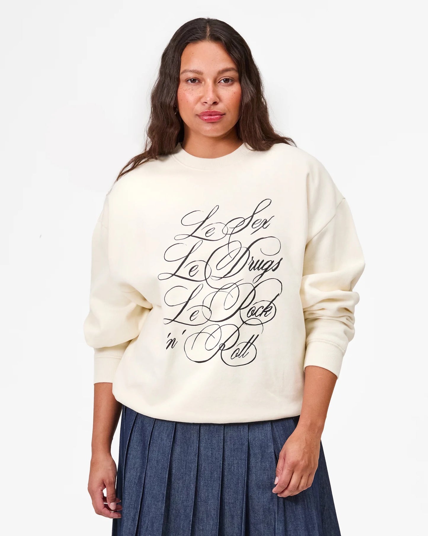 Oversized Sweatshirt with Le Sex