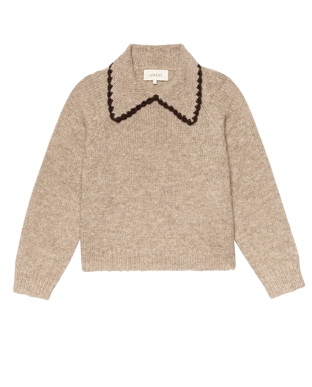The Crochet Collar Pullover