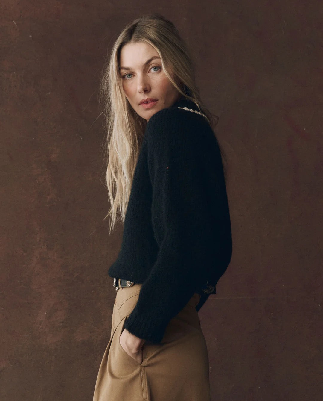 The Crochet Collar Pullover