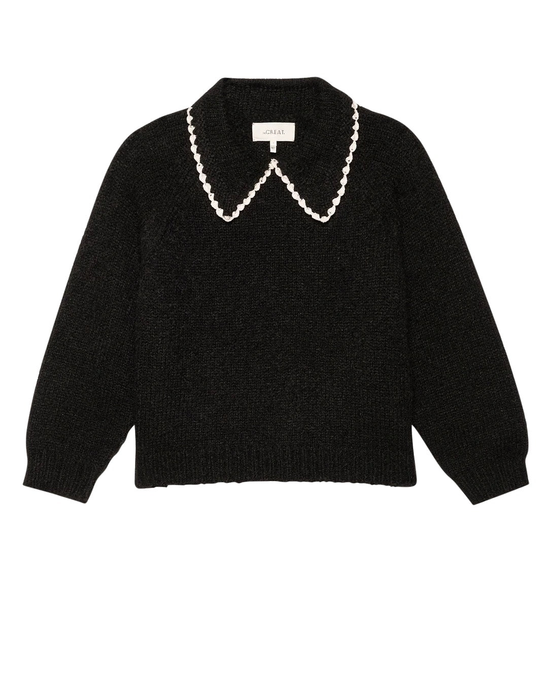 The Crochet Collar Pullover