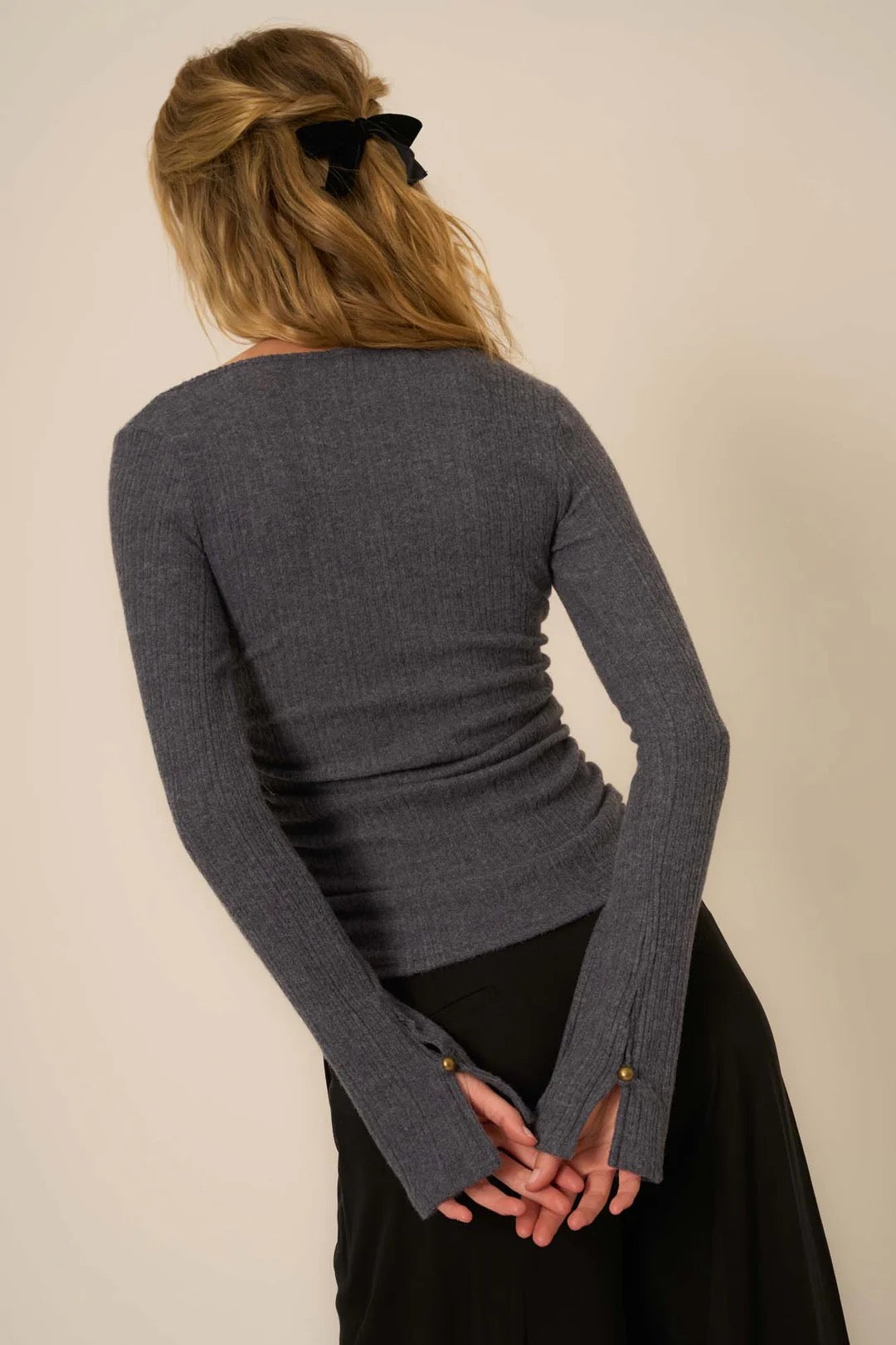Opal Ruched Side V-Veck