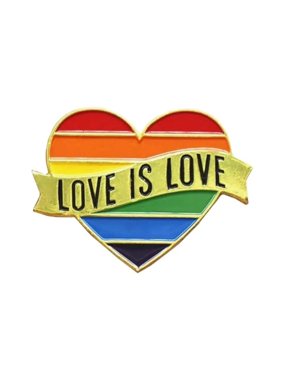 Love is Love Enamel Pin