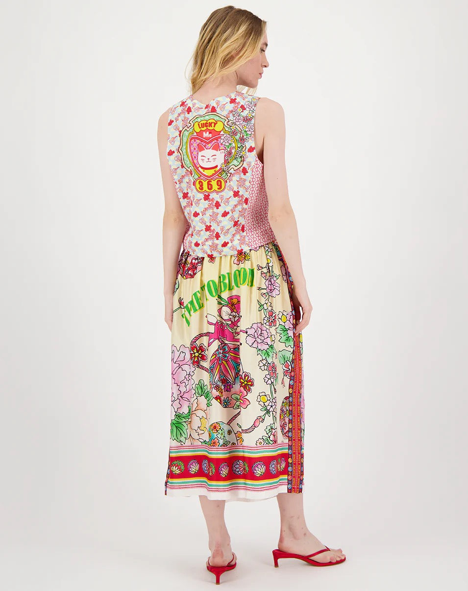 Vanessa Cherry Midi Skirt