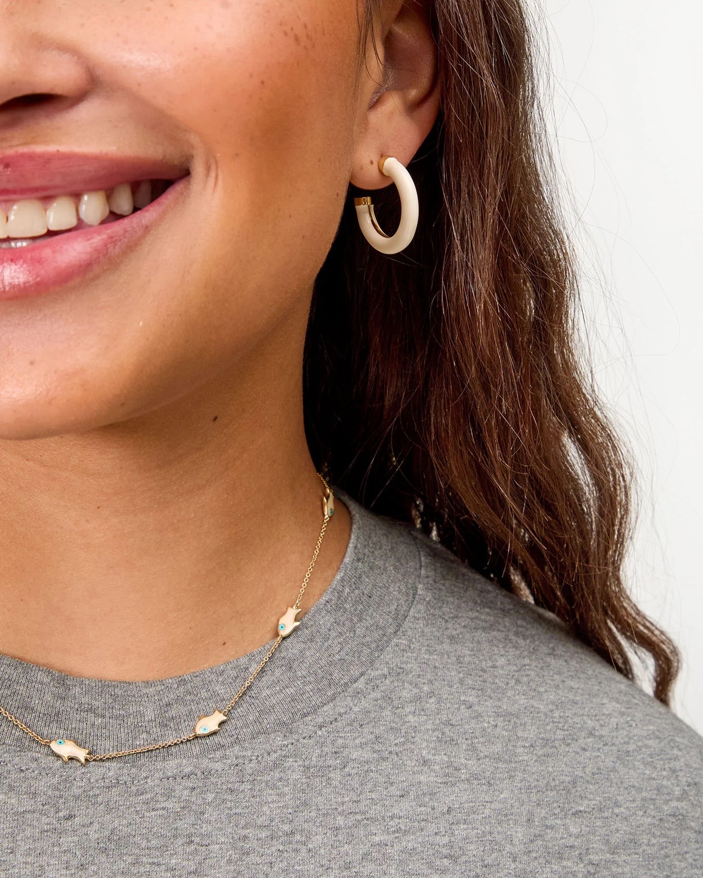 Le Tube Hoop Earrings