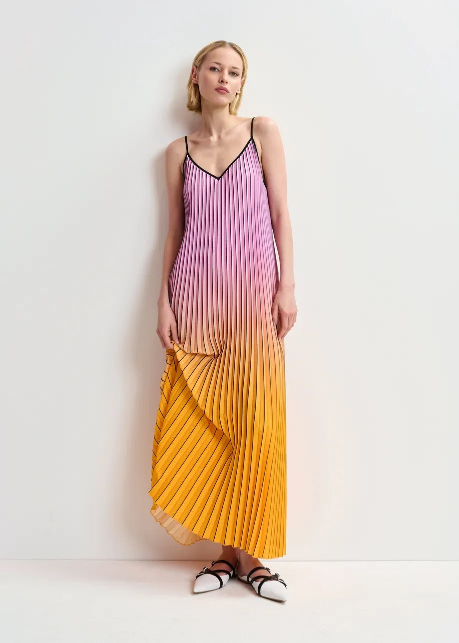 Haurus Pleated Maxi Dress