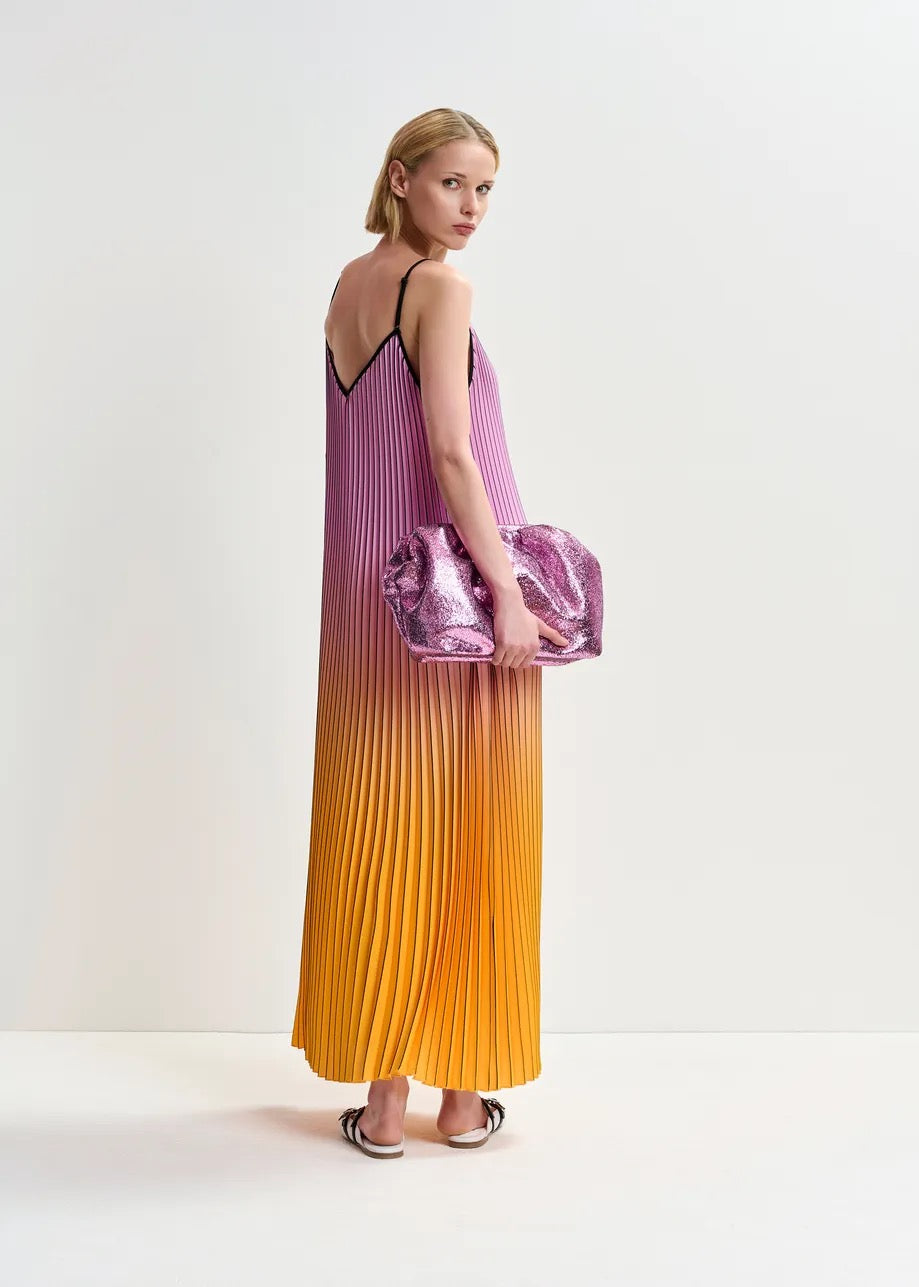 Haurus Pleated Maxi Dress
