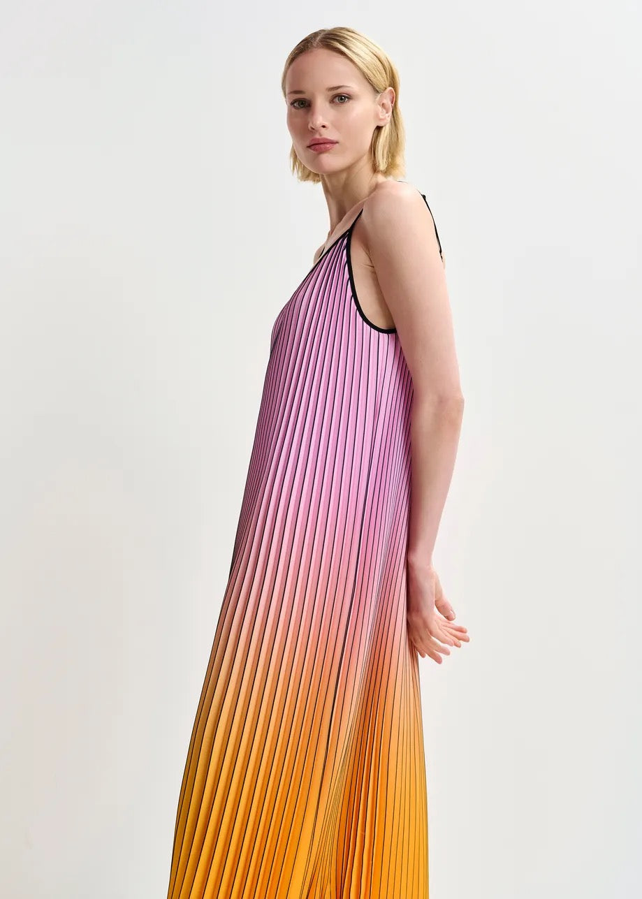 Haurus Pleated Maxi Dress