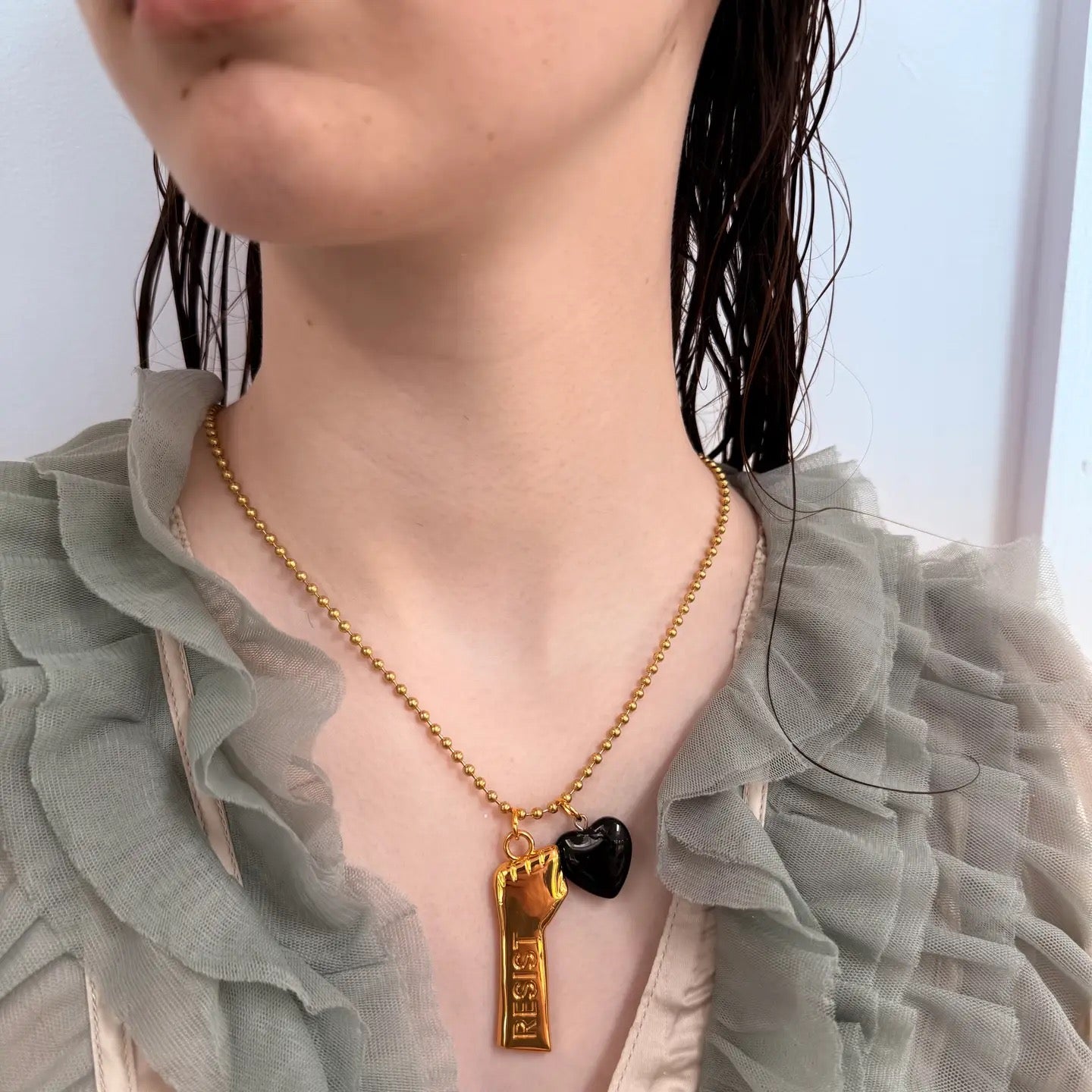 Resist Charm Necklace