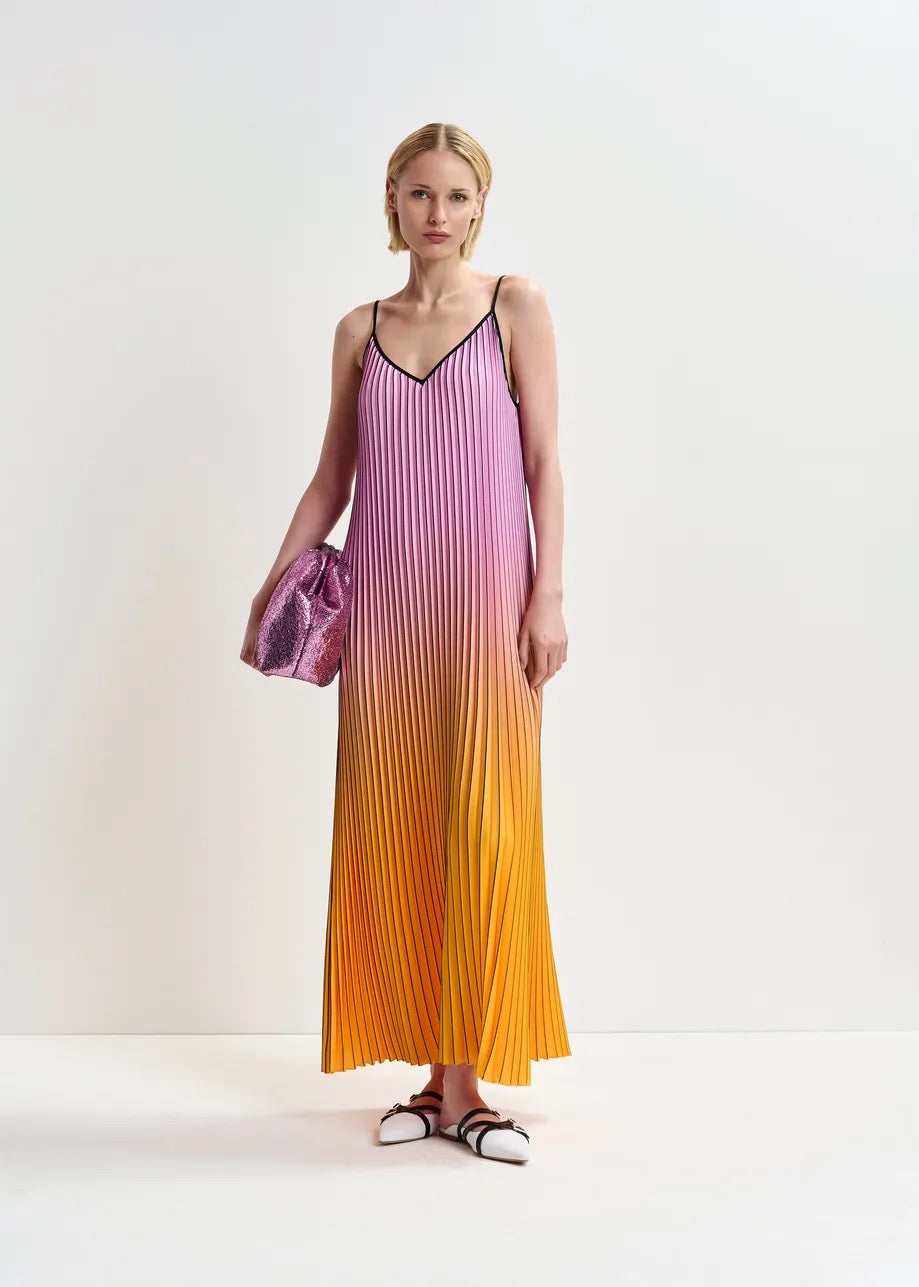 Haurus Pleated Maxi Dress