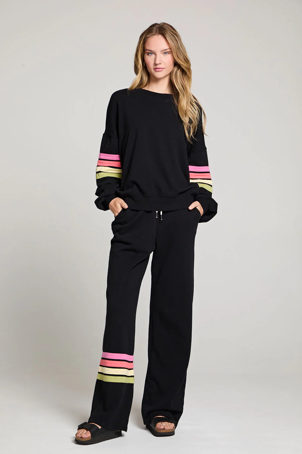 Rainbow Stripe Sweatshirt