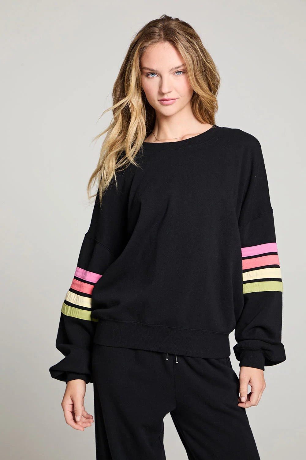 Rainbow Stripe Sweatshirt