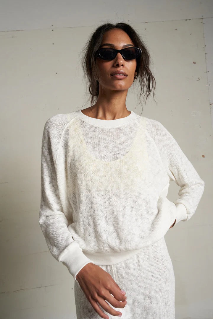 Aulani Coastal Slub Crewneck Sweater