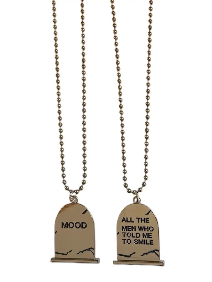 Mood Double Sided Necklace Necklace