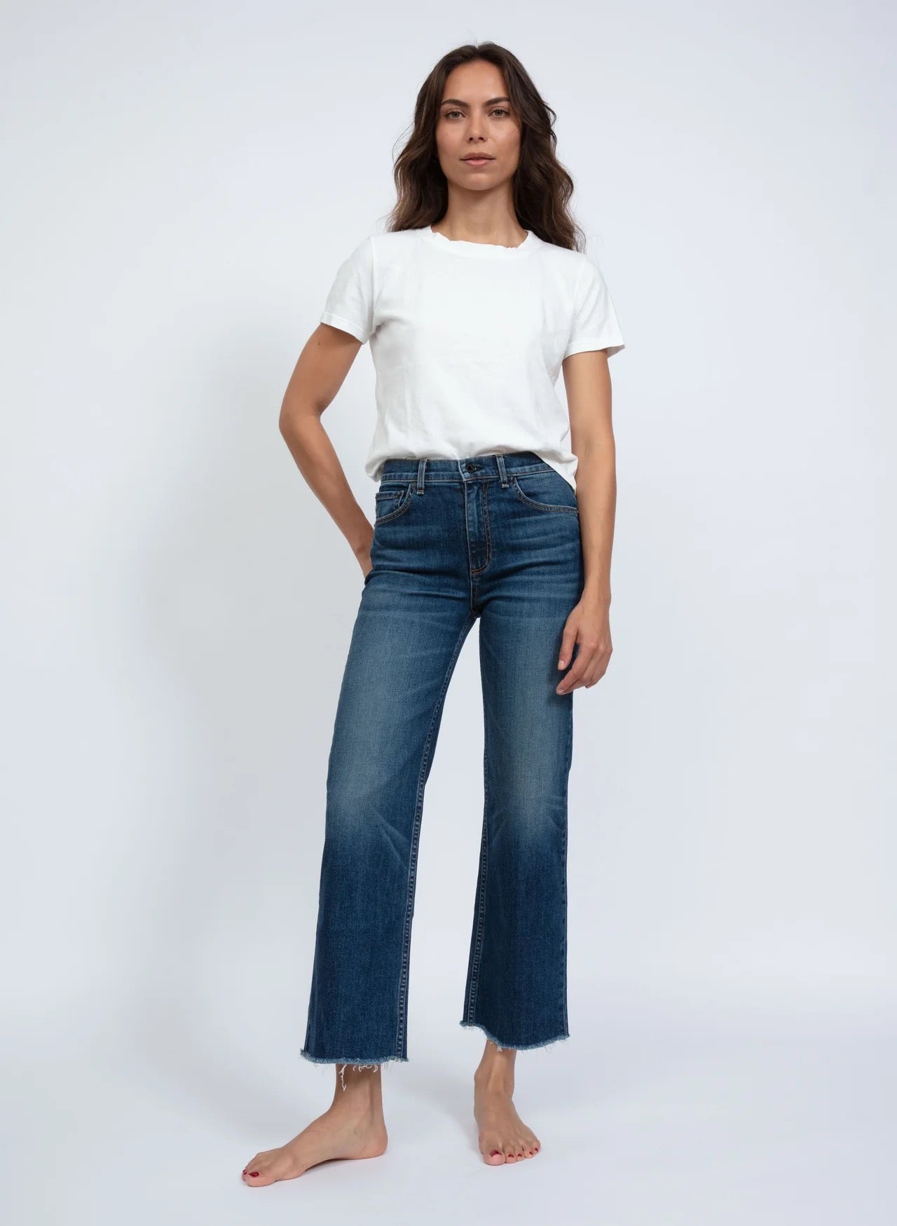 Crop Wide Leg Jean