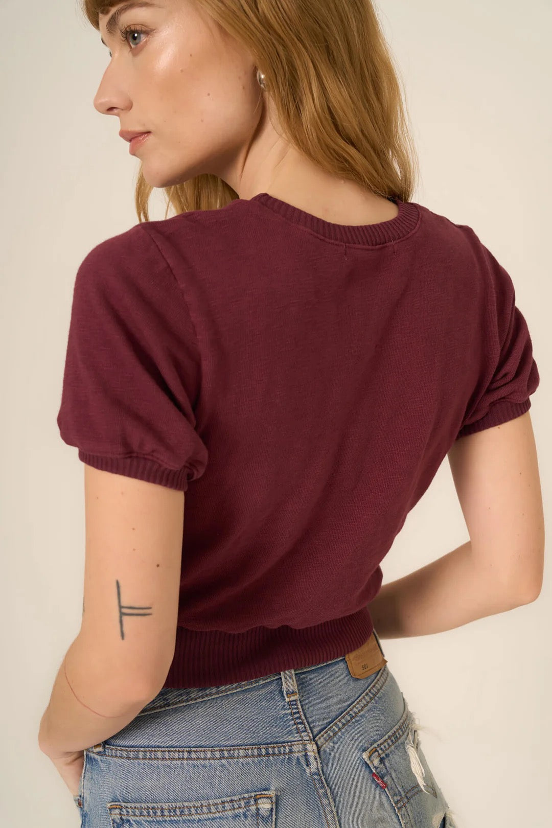 Stay Awhile Short Sleeve Sweatshirt
