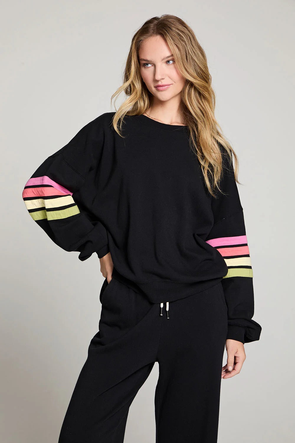 Rainbow Stripe Sweatshirt