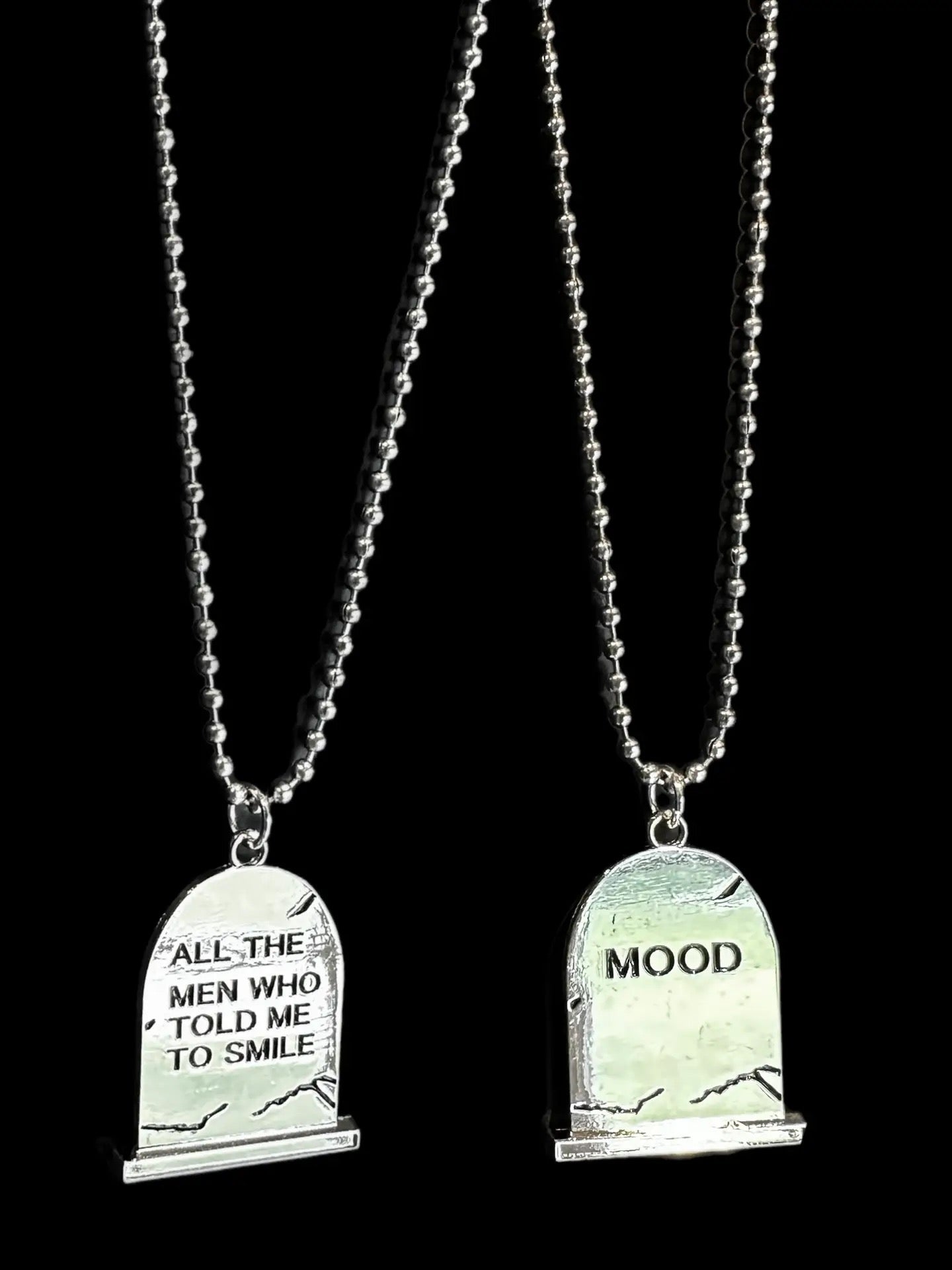 Mood Double Sided Necklace Necklace