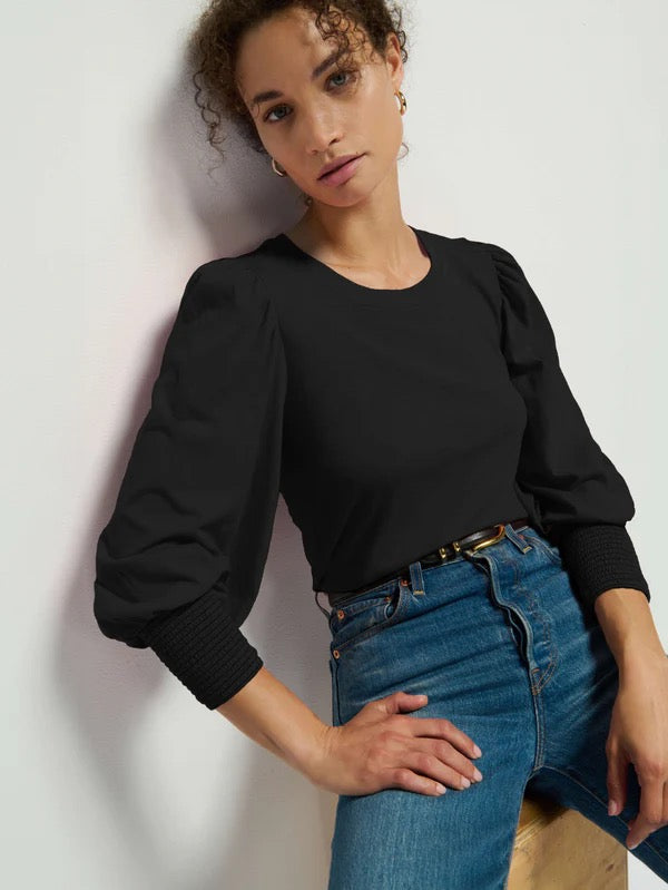 Loren Smocked Tee
