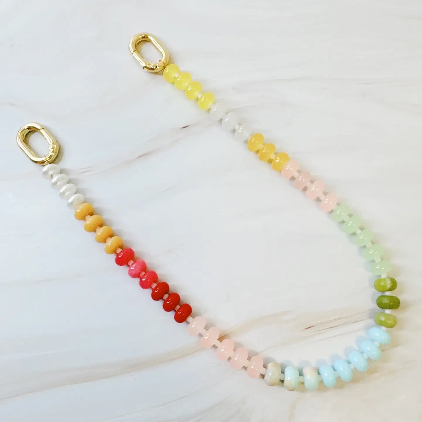 Stone Mix Bag Charm
