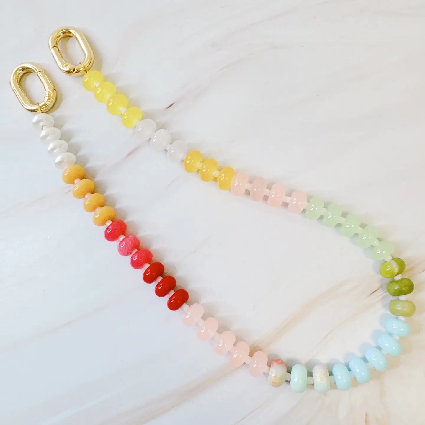 Stone Mix Bag Charm
