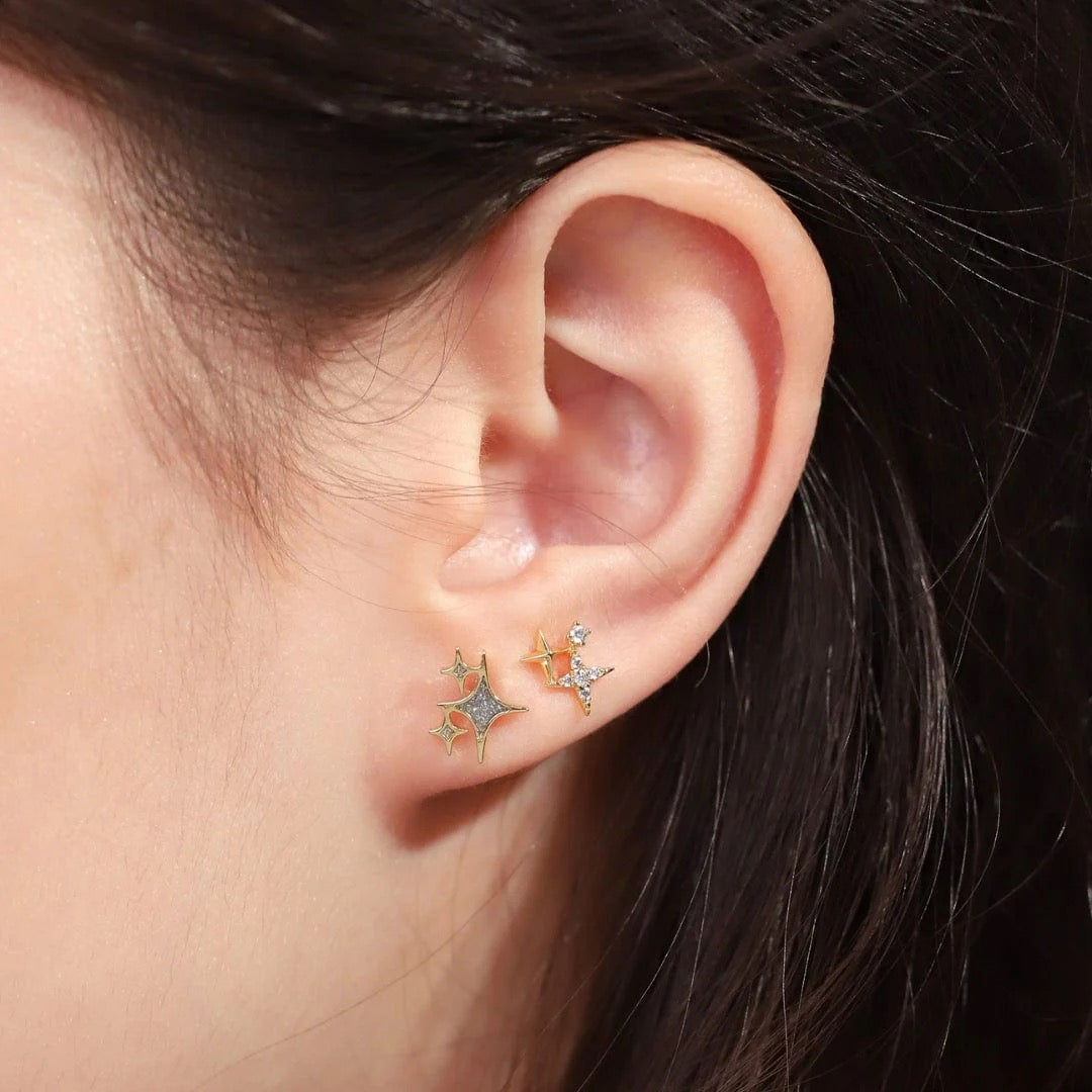 Twinkling Star Studs