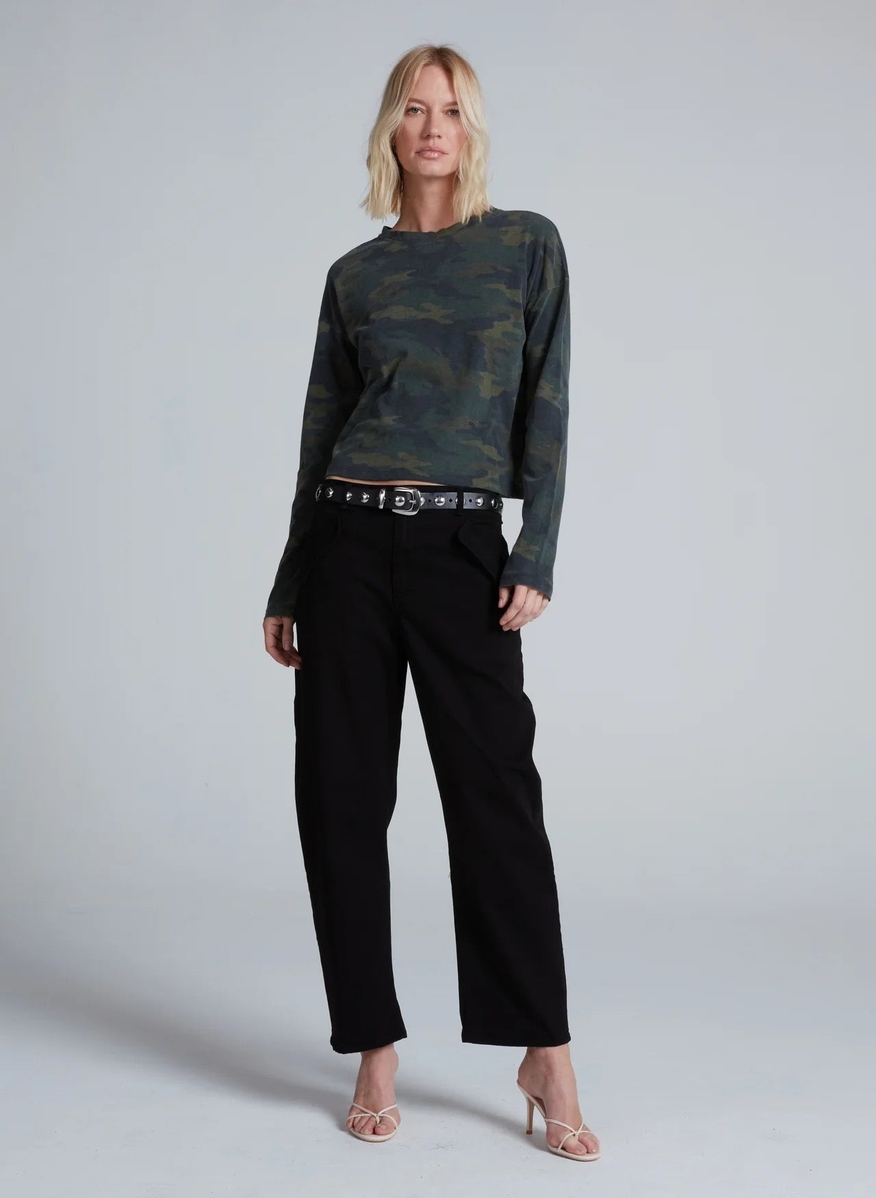 Cropped LS Tee