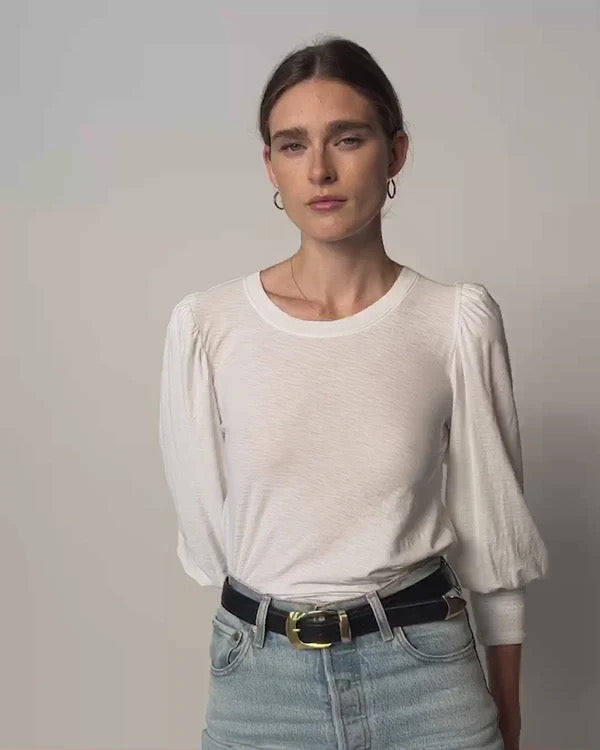 Loren Smocked Tee
