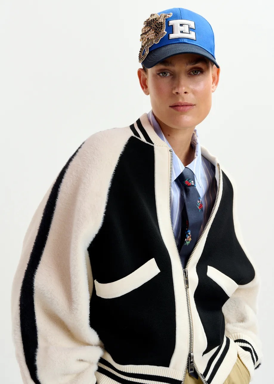 Idol Knitted Bomber Jacket