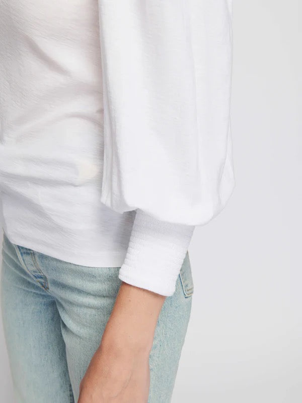 Loren Smocked Tee