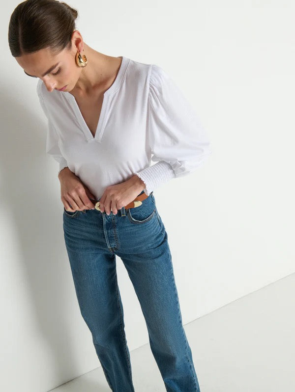 Flora Peasant Tee