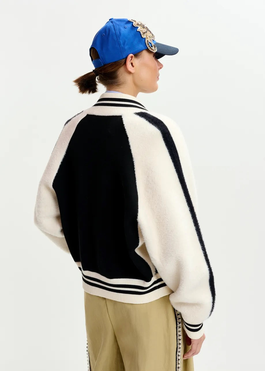 Idol Knitted Bomber Jacket