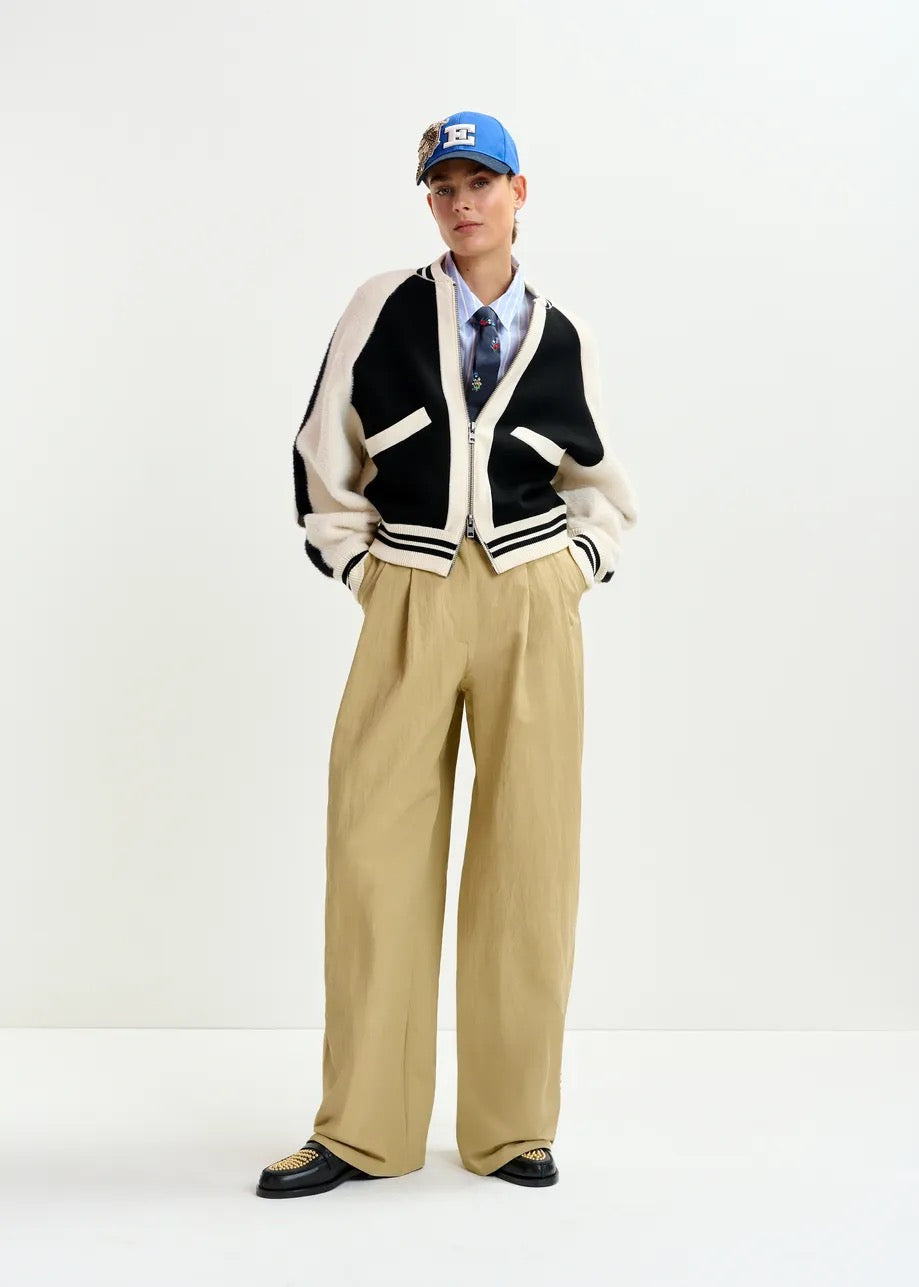 Idol Knitted Bomber Jacket