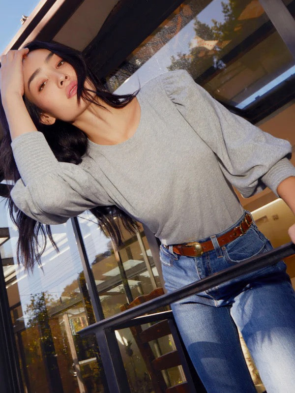 Loren Smocked Tee