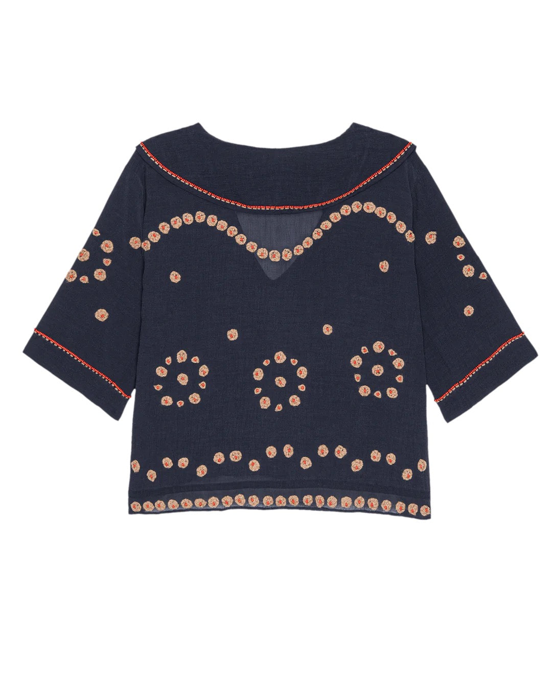 The Beaded Vintage Sailor Top