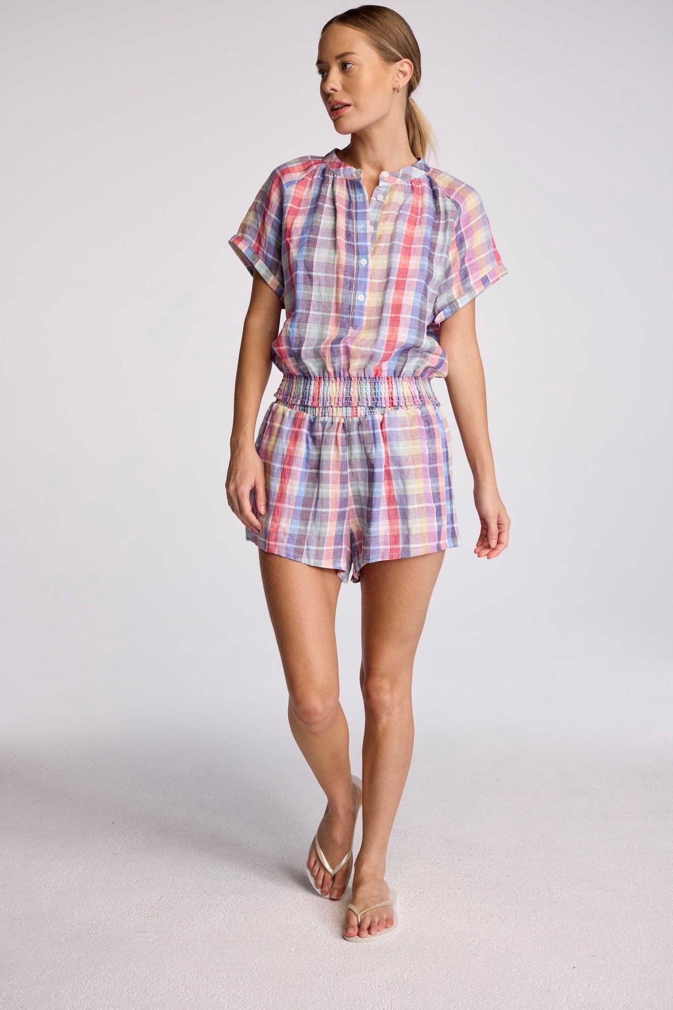 Plaid Zora Shorts