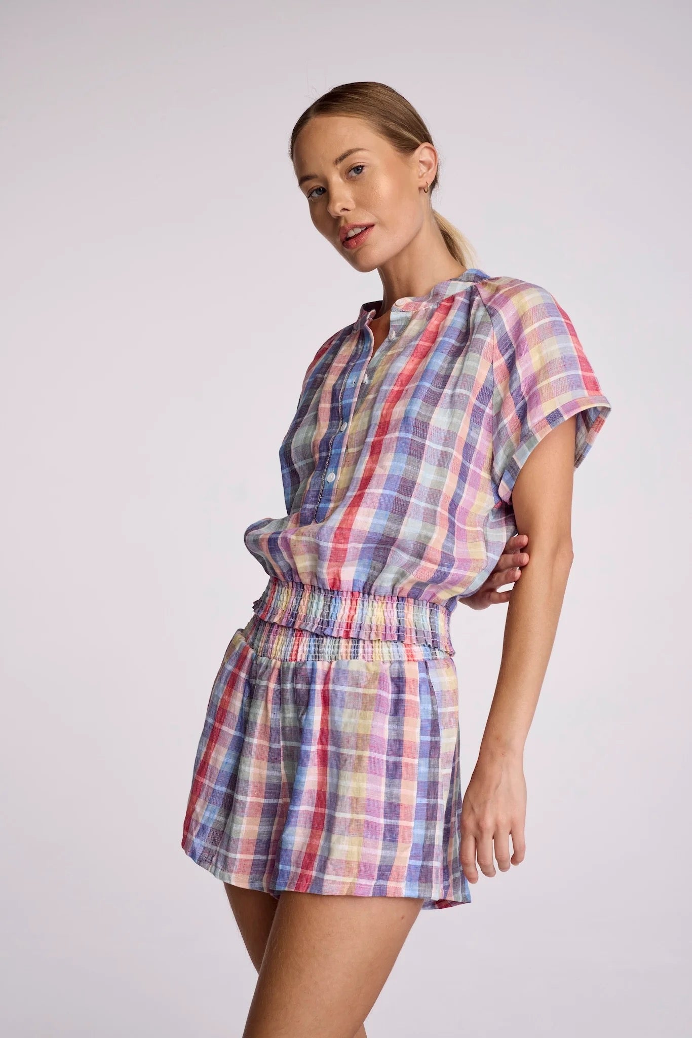 Plaid Zora Shorts