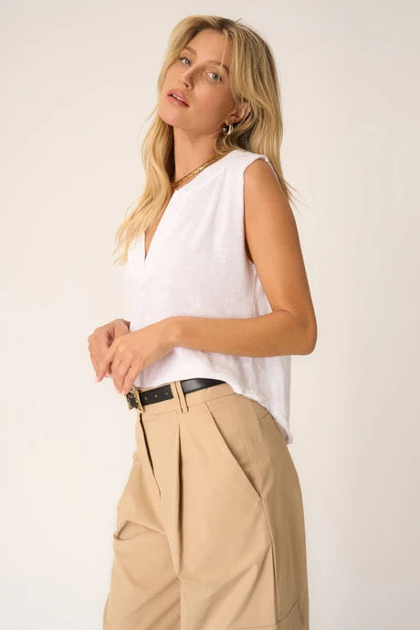 Notch Neck Tank