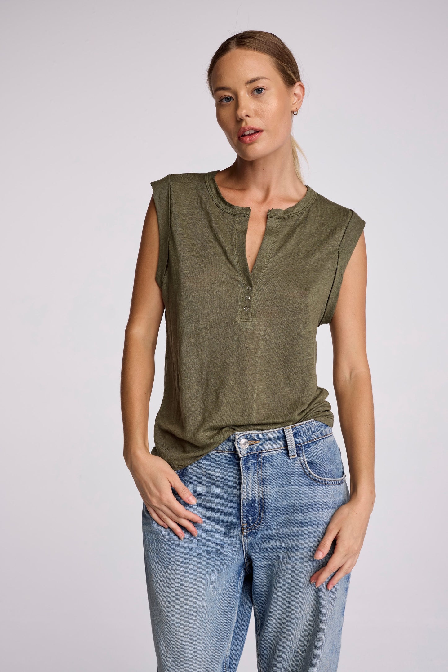 Linen Sky Tee
