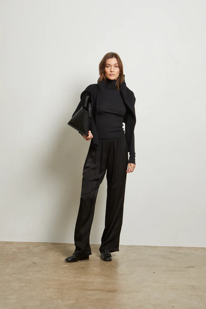 Camile Satin Wide Leg Pant