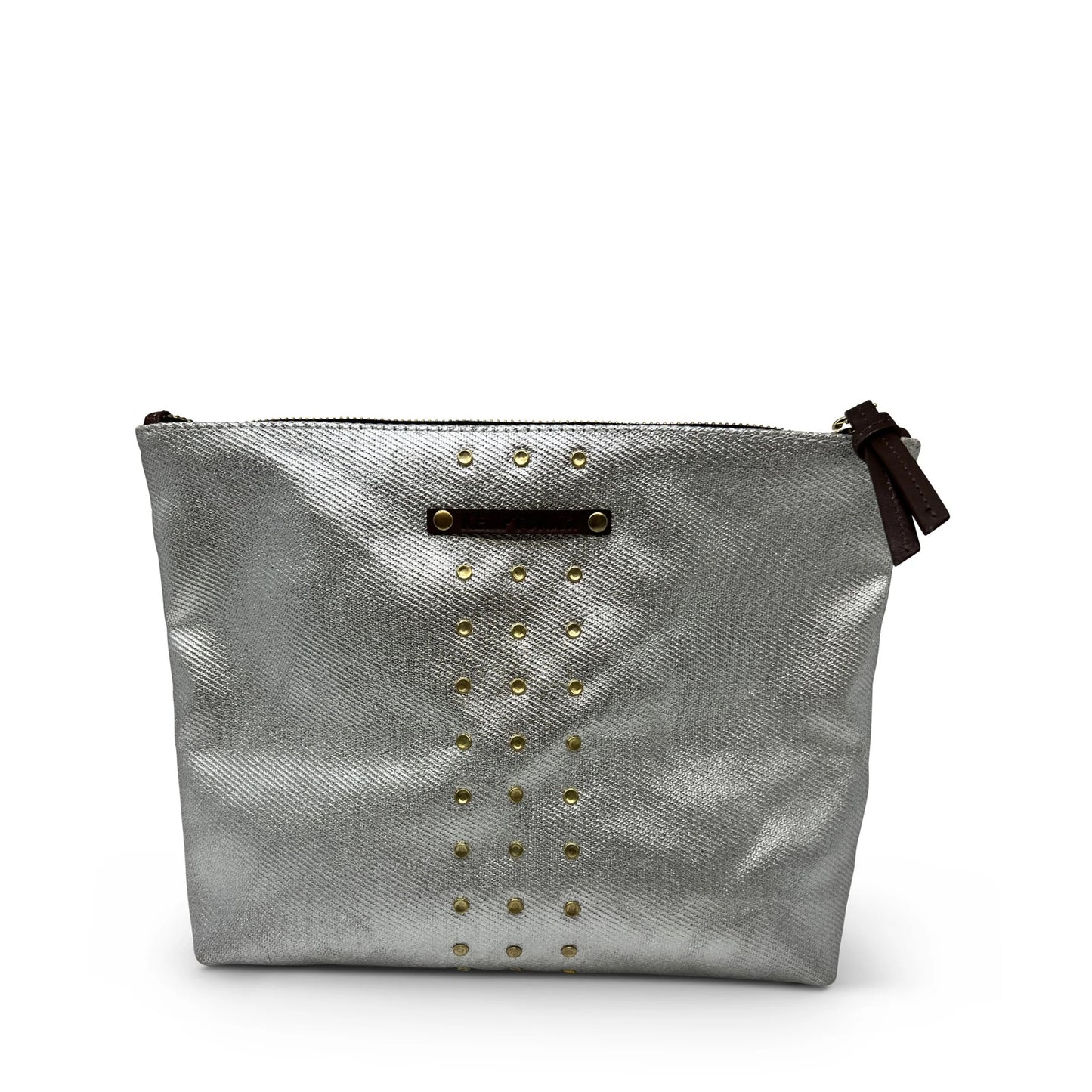 Metallic Twill Pouch