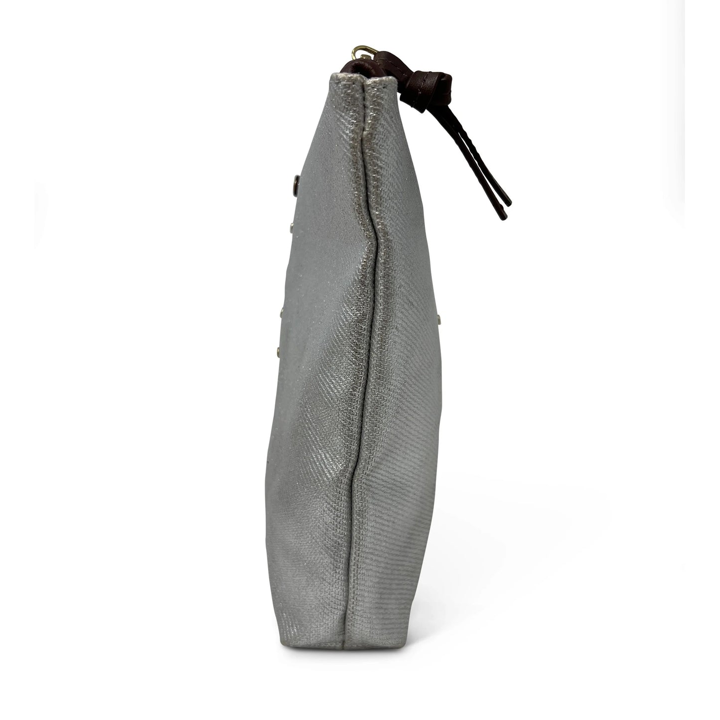 Metallic Twill Pouch