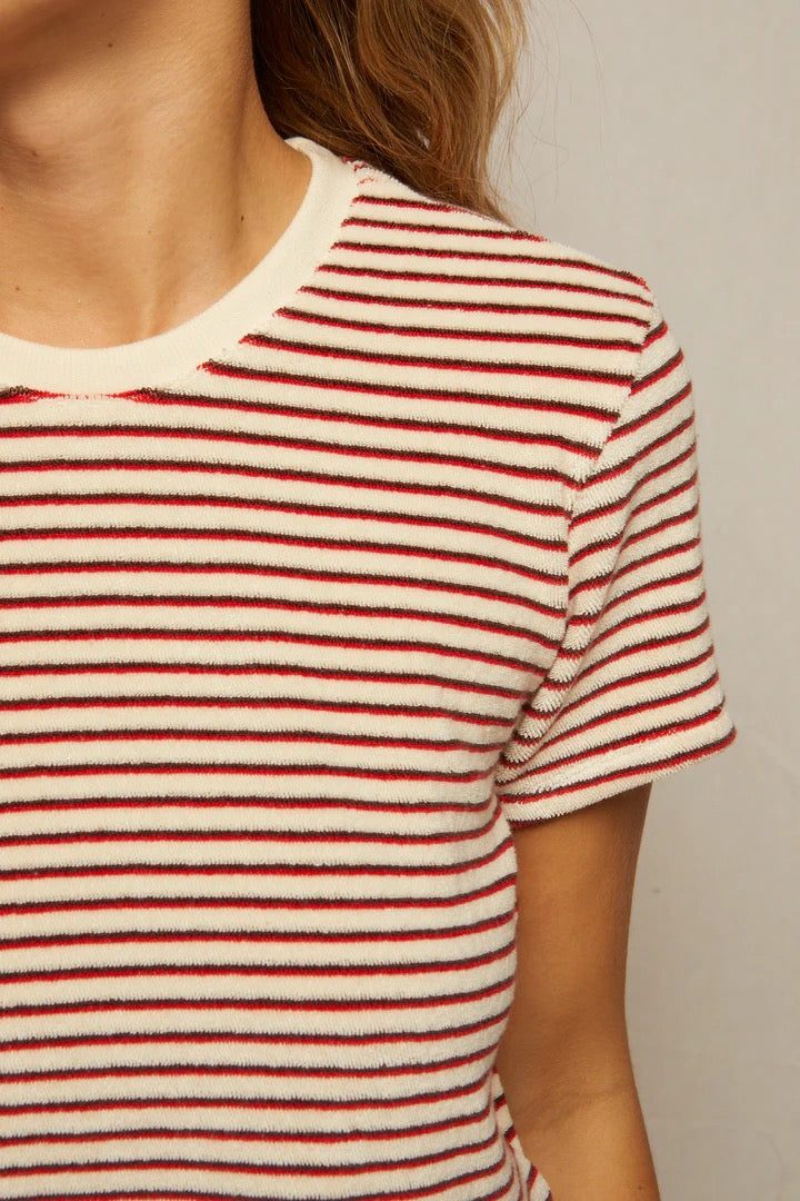 Bree Loop Terry Stripe Tee