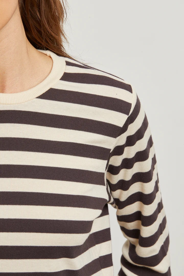 Stef Stripe Luxe Rib Long Sleeve