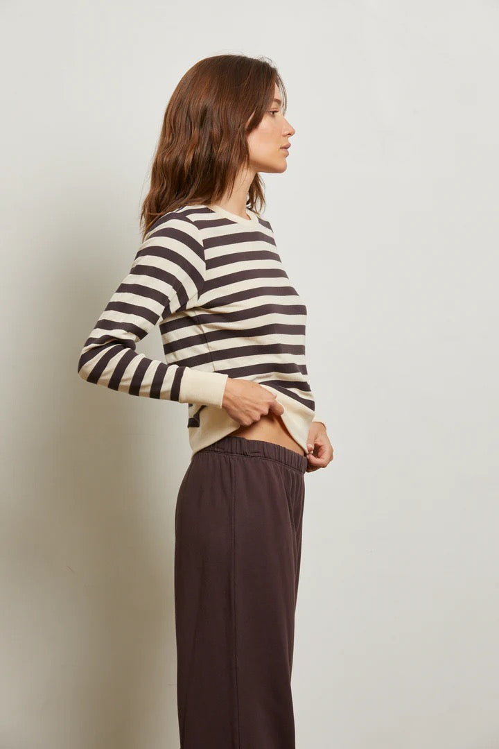 Stef Stripe Luxe Rib Long Sleeve