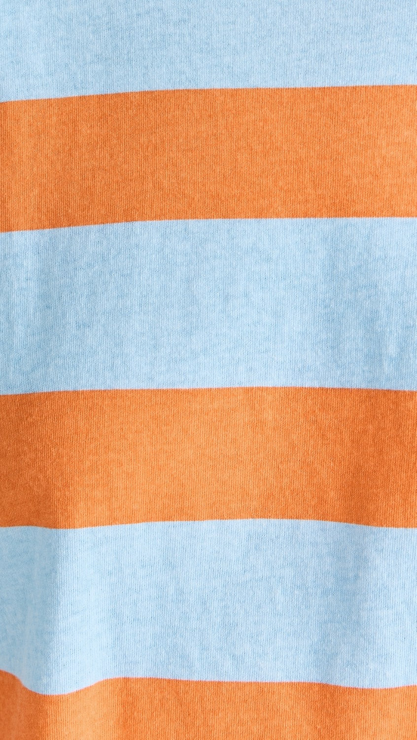 Cropped LS Striped Tee