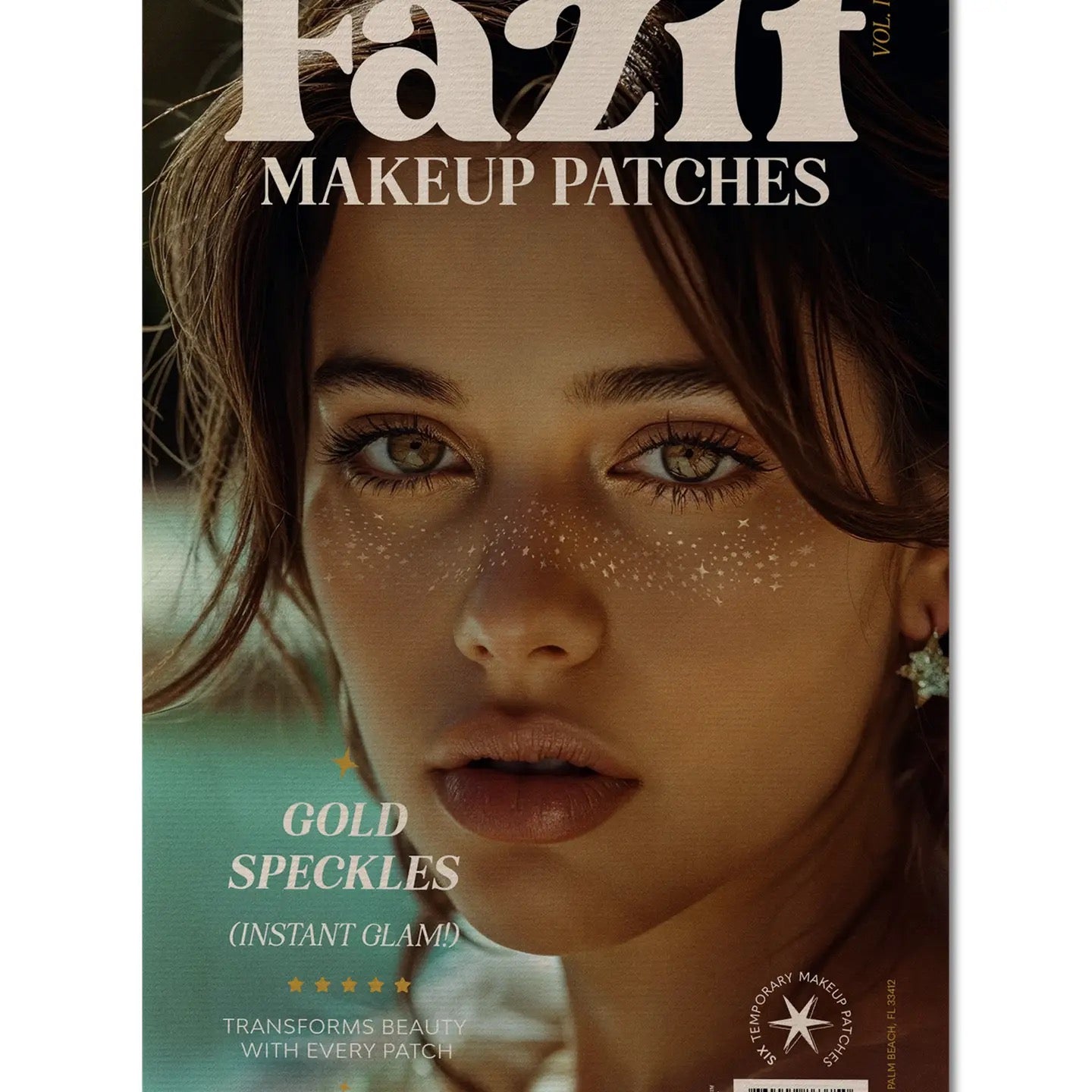 Gold Stardust Speckles Makeup Patches