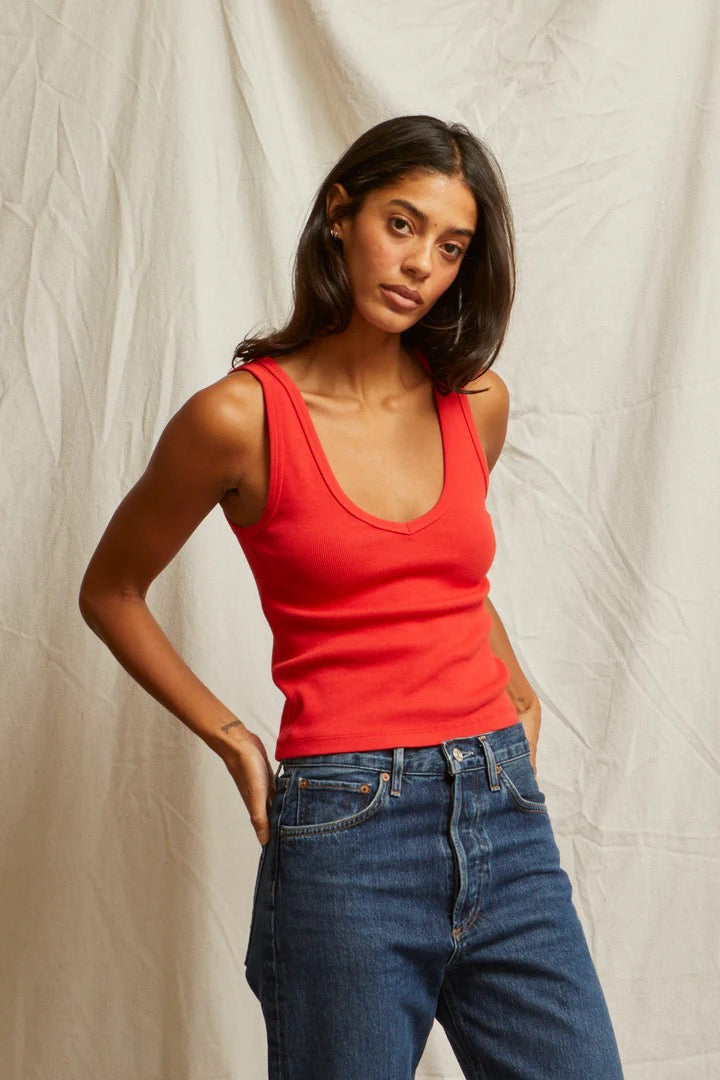 Maria V Neck Tank